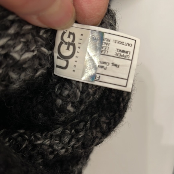 UGG WINTER WEDGED KNIT BOOTS WOMENS SIZE 6 - Picture 7 of 14